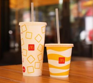 McDonald's fountain drinks, sometimes offered under the "any size, same price" promotion