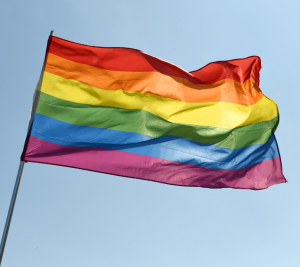 Pride Flag Waving