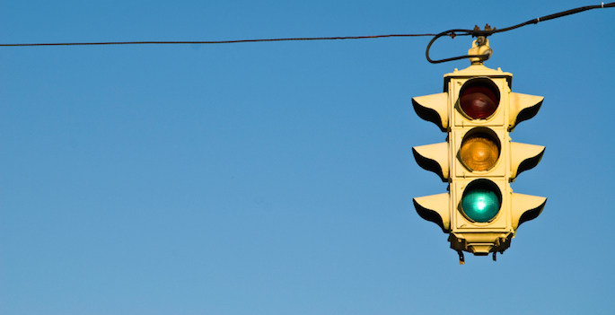 green traffic light