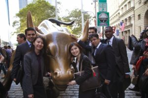 Vanderbilt MBA students experience immersion experiences like Wall Street Week.