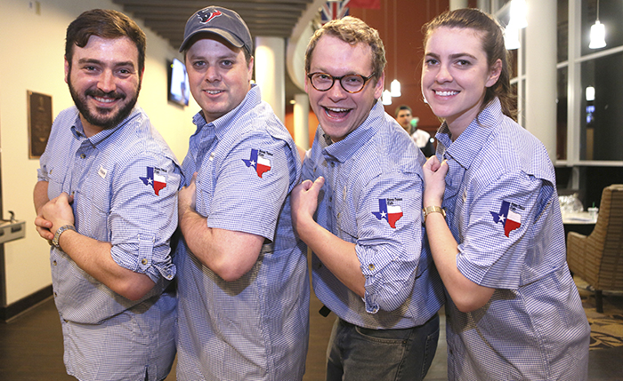 Vanderbilt MBA Texas Club members show their pride.